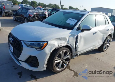 2021 Audi Q3 Premium 45 Tfsi S Line Quattro Tiptronic из США, поврежденный, VIN WA1DECF35M1063868